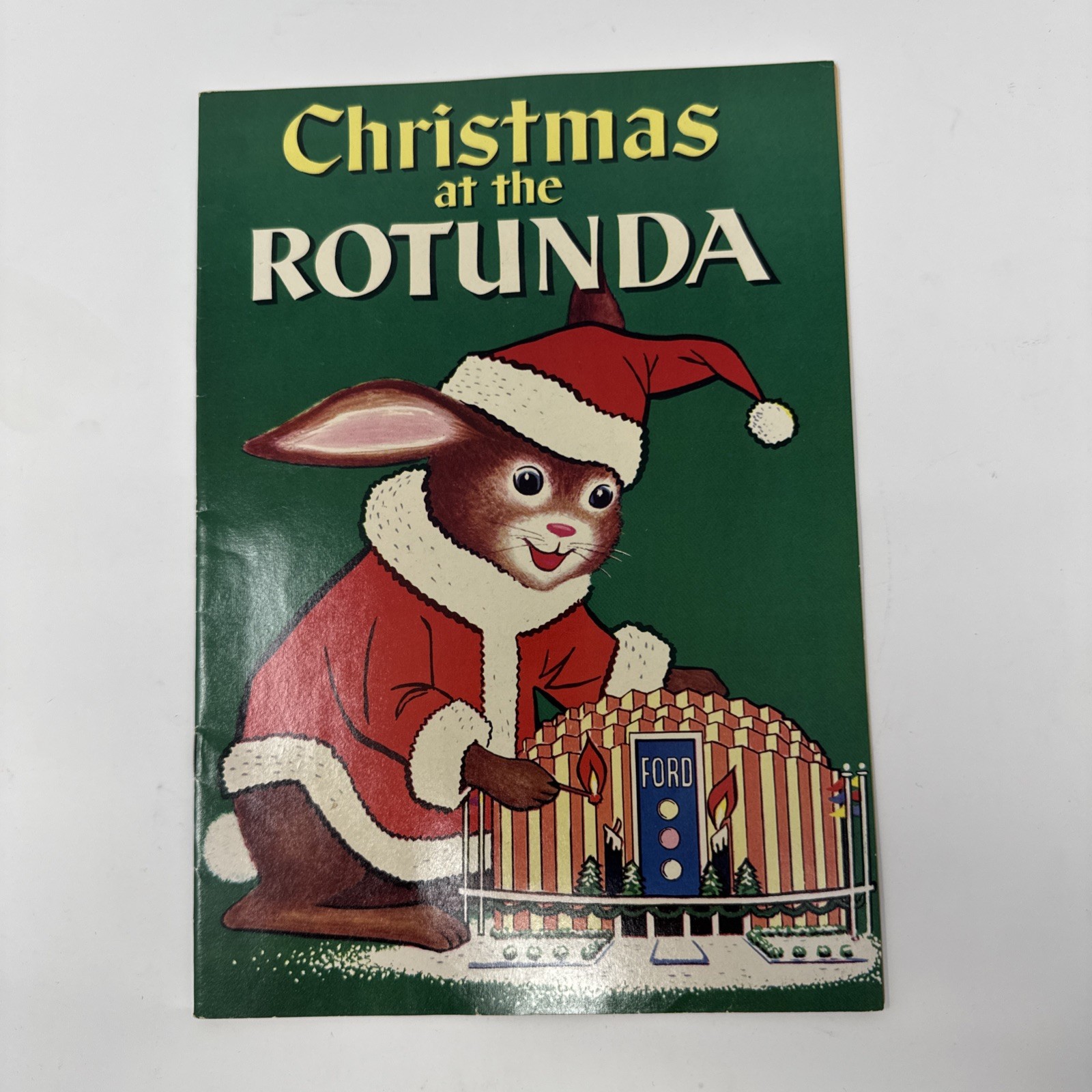 1954 Christmas At The Rotunda Comic Promo Werner Clark Riley Ford Mo. Co Cars