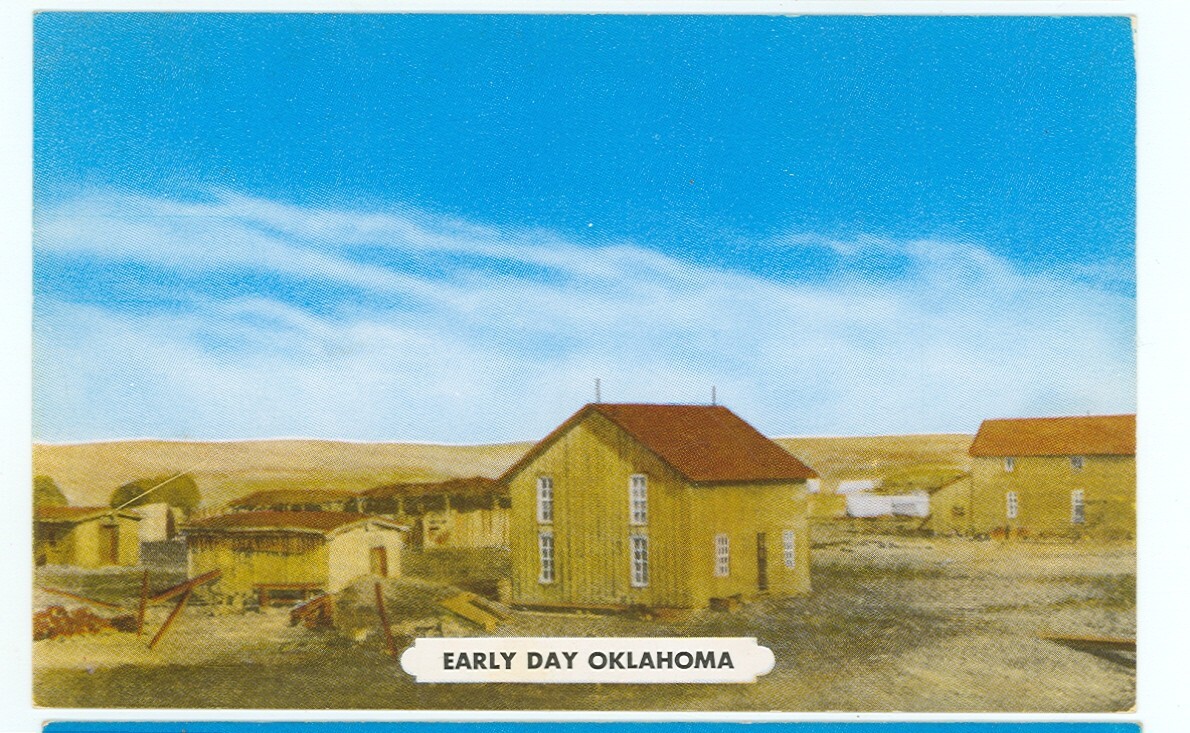 OKLAHOMA CITY,OKLAHOMA-EARLY DAY OKLAHOMA-IN 1889-#22049F--(OK-O#2)