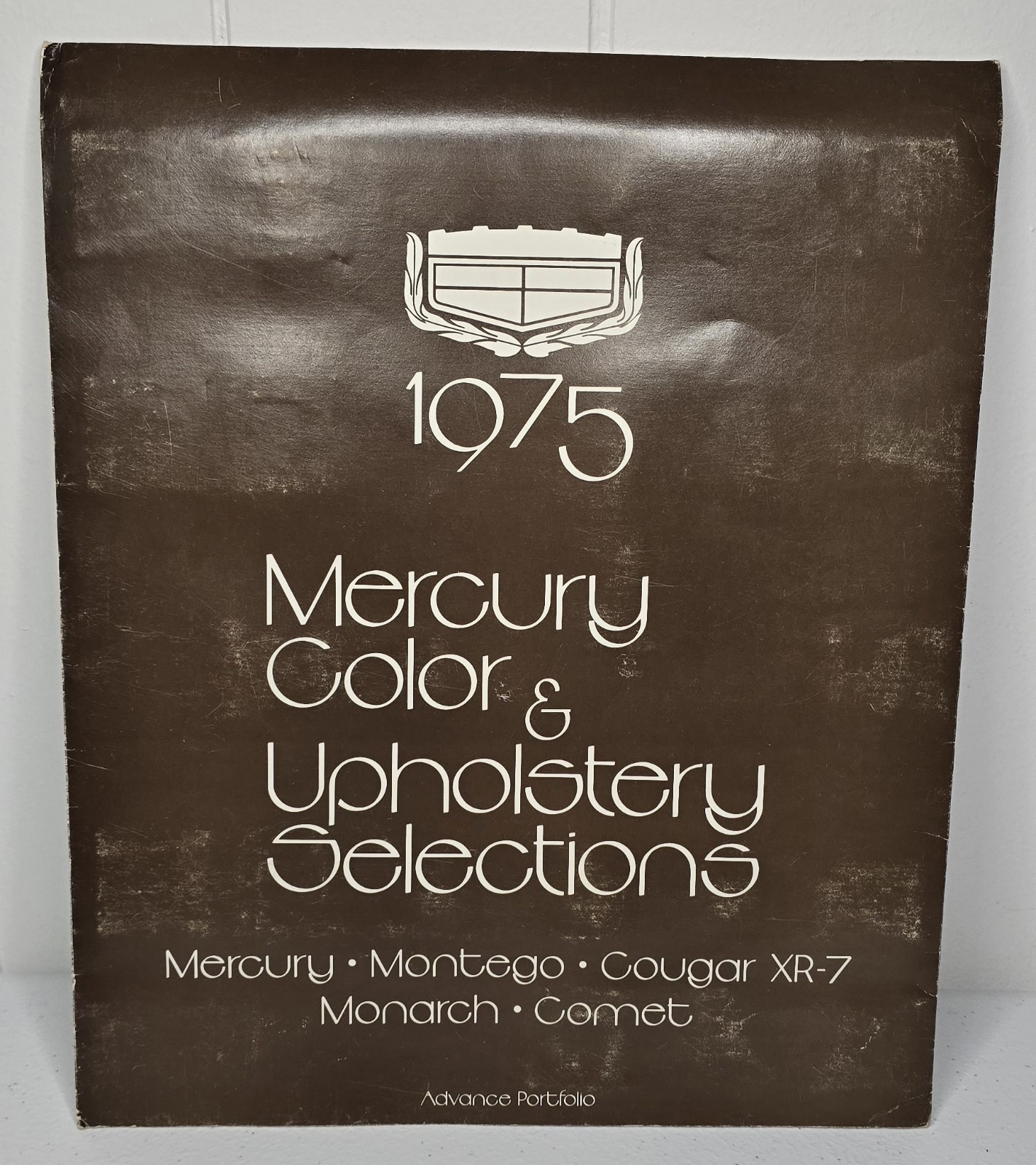 1975 Mercury Color & Upholstery Selections Dealer Brochure Booklet Book Original