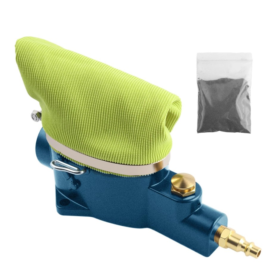 Purthog Pneumatic Spark Plug Cleaner Tool,Aluminum Spark Plug Cleaner Sandblaste