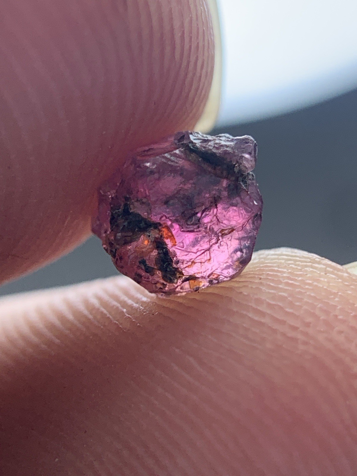 1.32 Crts Extremely Rare Stunning Facet Grade Pink & Blue Winza Sapphire @winza
