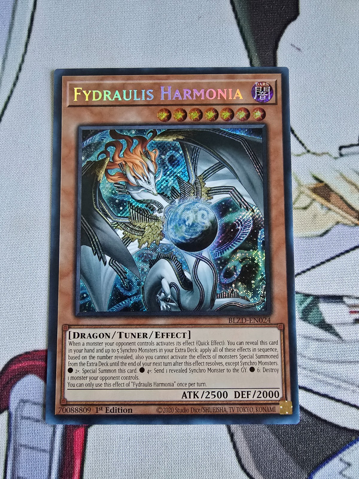 Fydraulis Harmonia BLZD-EN024 Secret Rare 1st Edition M/NM Condition