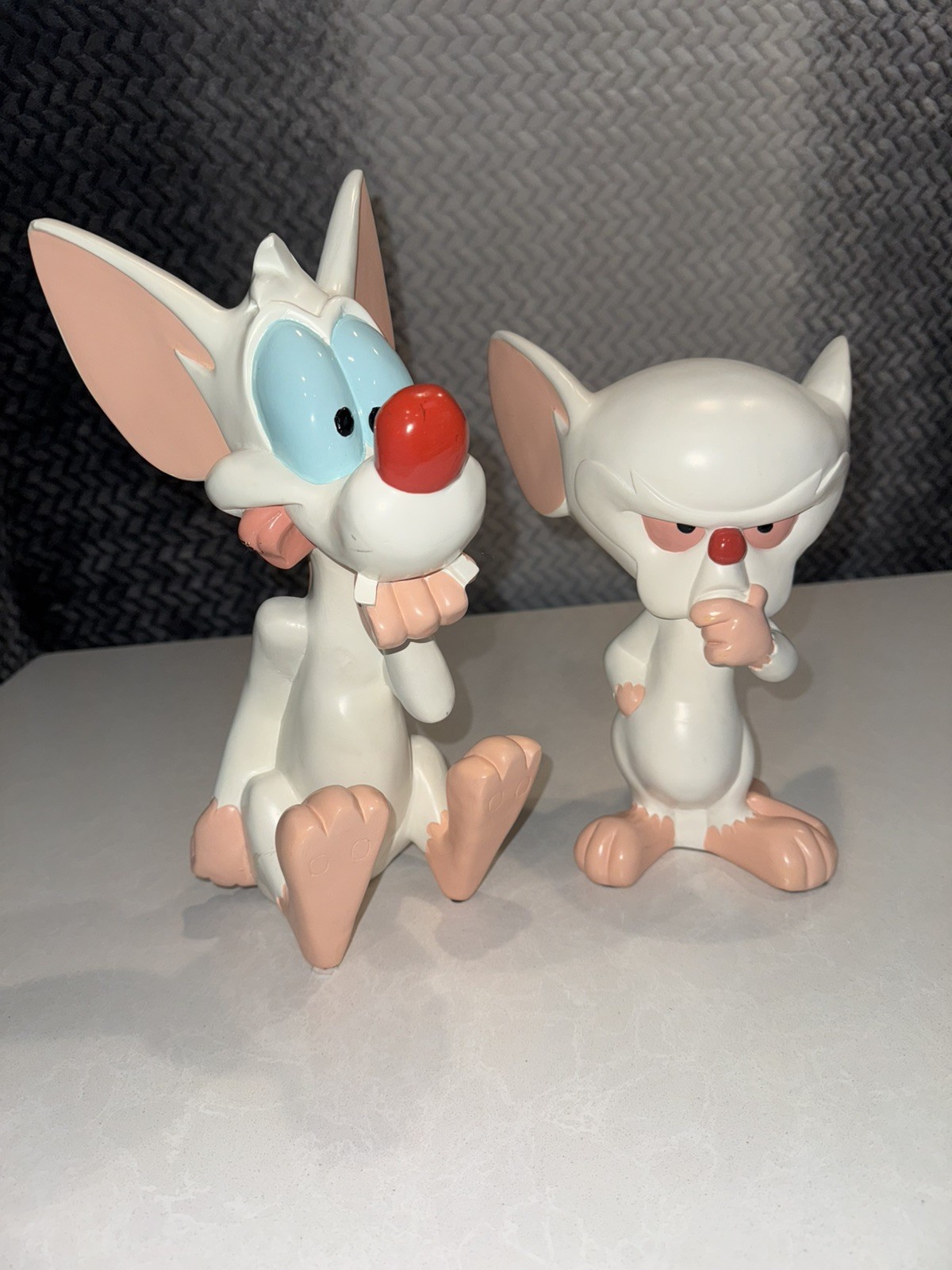 Vintage 1997 Warner Bros Collectables Statues Figures Pinky & The Brain RARE 