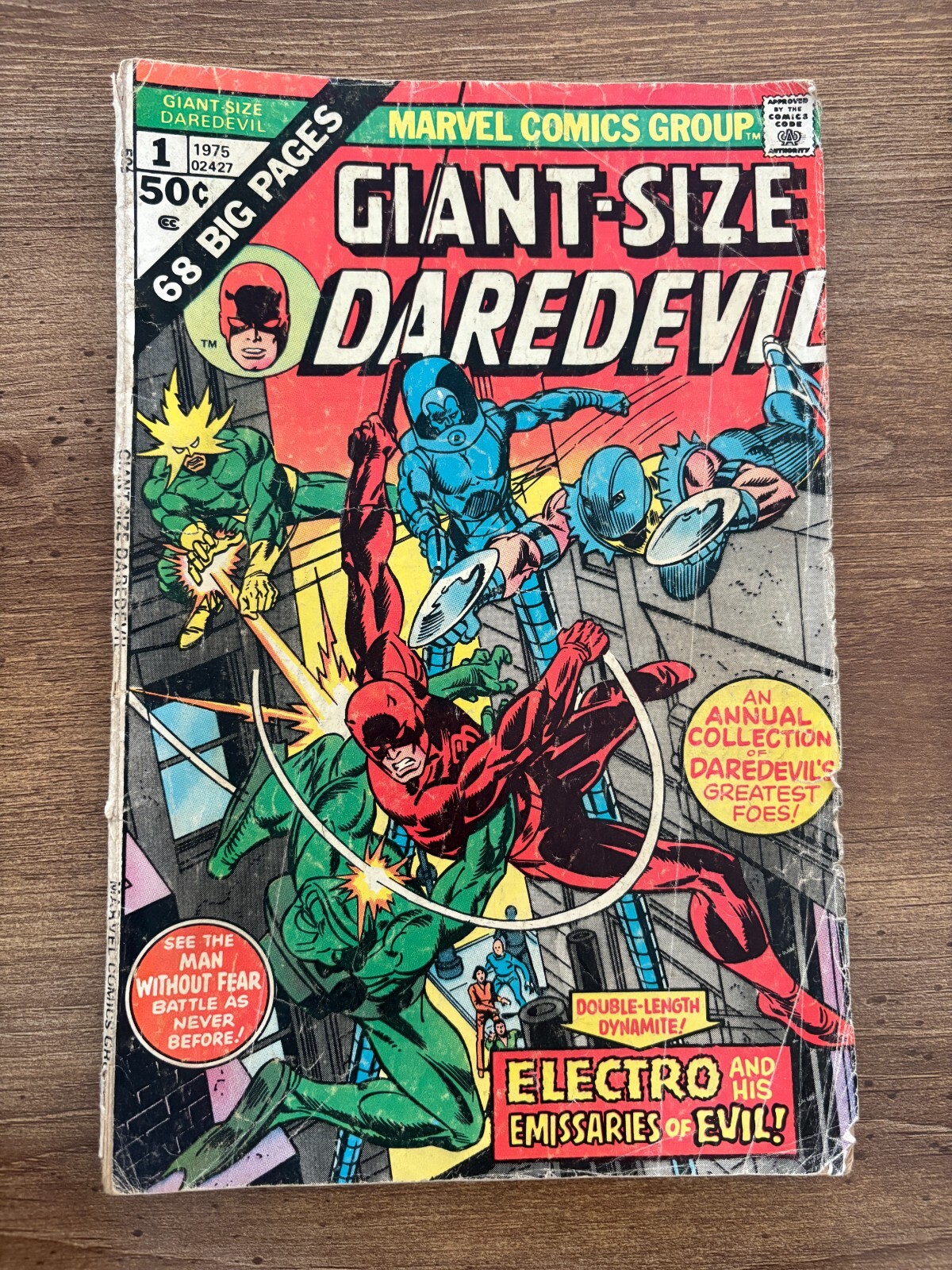 Giant Size Daredevil # 1 VG- Marvel Comic Book 20 J291