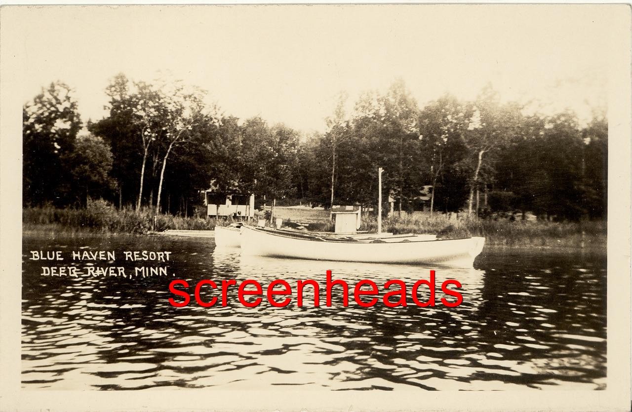 C1930-50 RPPC PHOTO DEER RIVER MINNESOTA 