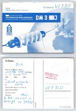Ham Radio QSL QSO Postcard DM3OZJ, Hermsdorf, Thüringen, Germany picture