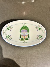 VINTAGE 1998 LENOX VILLAGE PORCELAIN SOAP DISH JAPAN MINT picture