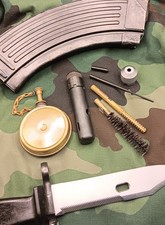 Yugo SKS 7.62x39 Cleaning Kit and Brass Oil Bottle + BONUS Balkan War Surplus picture