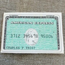 Vintage American Express Charles F. Frost Member Credit Card Application 1975-77 picture