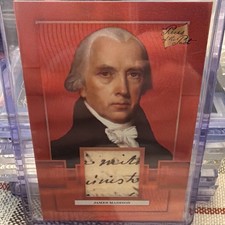 2020 Pieces of the Past US Presidents James Madison Relic Insert /10 #304 picture