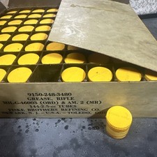 1 Original USGI WW2 style  M1 Garand / 1903 A3 Rifle Grease Pot    Fits in stock picture
