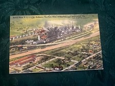 1930-40's Post Card Birmingham, AL T.C.I. & Ry Co. Tin Plate Mill Fairfield picture