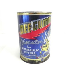 VINTAGE DRI-POWR DEE-GUMM VAPOR ACTION 1956 1 QUART CAN FULL PRE OWNED BLUE RED picture