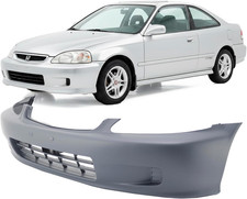 Compatible with Front Bumper Cover Fascia 1999-2000 Honda Civic DX EX-R GX HX LX picture