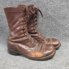 Vintage 50s US Army M-1948 Russet Combat Boots 8.5 Korea War Military Original picture