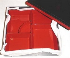 Japanese Hakoya Syokado Plastic Lacquer Bento Lunch Box #7355 S-1923 picture