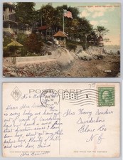 Hickory Bluff South Norwalk CT 1913 Postcard PGC Superior Quality picture