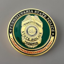 PENNSYLVANIA STATE POLICE Challenge Coin ·IN STOCK· ·FAST SHIPPING· ·NEW· picture