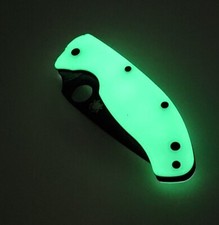 Spyderco Tenacious Glow In The Dark Scales - SCALES ONLY - Not A Knife picture