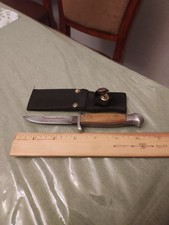 Vintage 1950s Mini Black Hawk  Germany Stag Hunting Knife with Sheath 3