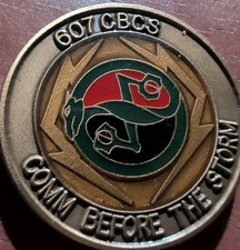 USAF 607th Combat Communications Squadron CBCS Republic Of Korea Challenge Coin picture