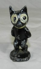 Antique Felix the Cat lead comics figure - copyright 1925 Sullivan - 2.25