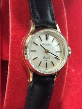 [N. MINT] 1973 Seiko Special Analog Manual Women Gold Filled 23 Jewels Vintage  picture