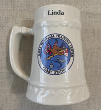 Vintage A&J Mug Shop US Navy NTTC Corry Station Pensacola Ceramic Stein 