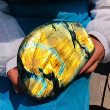 5.8LB Natural Polished Labradorite Freeform Specimen Iridescent Flash decor picture