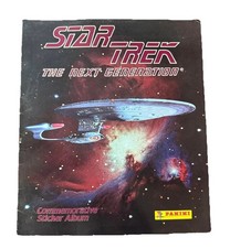 1993 Panini Star Trek The Next Generation Commemorative Sticker Album Complete picture