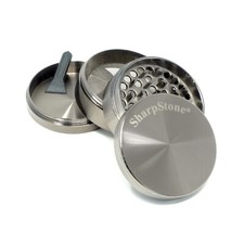 SharpStone 63MM Spice Tobacco Herb Grinder -4 Piece- GunMetal picture