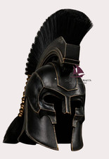 ZAIN King Agamemnon Odysseus Warrior Helmet Replica, Handmade Steel Armor picture