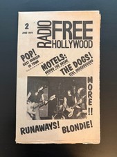 Radio Free Hollywood June 2, 1977 Los Angeles Punkzine Runaways Blondie picture