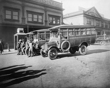 1900's Jersey City N.J. Bus Station 4x6 photo picture