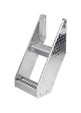 NB-18FS 18 Inch Frame Step, Industrial Silver Aluminum Truck Step picture