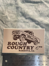 ROUGH COUNTRY SUSPENSION Repro of Vintage Off Road 4X4 BAJA RACING Sticker Decal picture