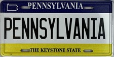 Pennsylvania State License Plate Novelty Fridge Magnet picture