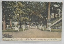 Postcard Ponce de Leon Park Looking Towards the Spring in Atlanta, Postmark 1914 picture