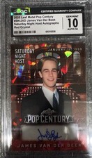 2025 Leaf Metal Pop Century James Van Der Beek SN-JVD Auto 1/1 CGC 10/10 picture