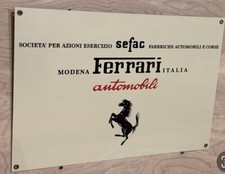Rare Sefac Modenai Automobili Italian Racing  Reproduction Garage Sign picture