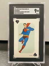 1966 Whitman Superman Aqua Background SGC 9 MINT POP 1 Highest Graded DC Comics picture