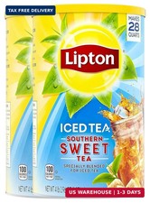 Southern Sweet Iced Tea Mix, makes 28 Quarts Per Canister, 2 Pack (56 Quarts Tot picture