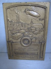 Antique Goodyear Twenty Years of Friendly Relations Vulc Oxnard Ca. Iron Plaque picture