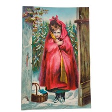 Dr Jayne’s Expectorant Red Riding Hood Trade Card Medicine Quack Vintage Antique picture