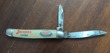 Vintage Imperial Jacques Seeds Advertising Pocket Knife Two Blade Folding picture