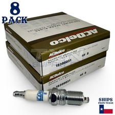 8 Pack GM ACDelco #8 RAPIDFIRE Platinum Spark Plugs picture