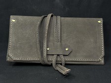 Edwardian Roll-Up Tobacco Field Pouch | Leather Travel Case | Early 1900s picture