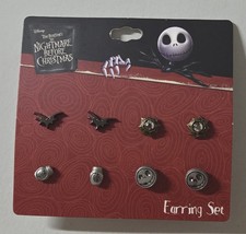 Nightmare Before Christmas Earring Set 4 Pair 2017 Disney Tim Burton NOC picture