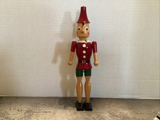 Vintage Wooden Pinnocchio Figure 12