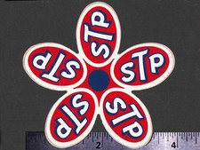 STP Flower - Original Vintage 1960's 70's Racing Decal/Sticker picture